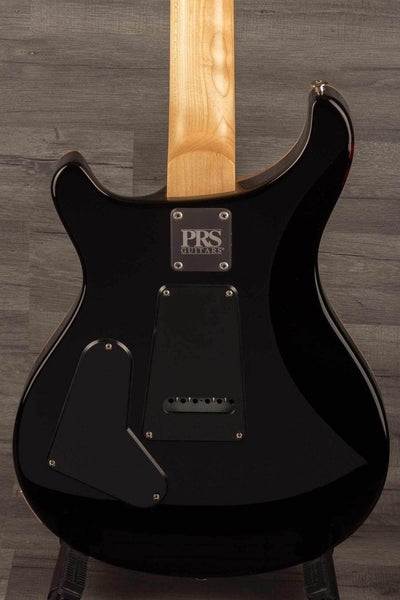 USED - PRS CE24 Semi Hollow - Fire Red back view showcasing the body and neck design with PRS logo.