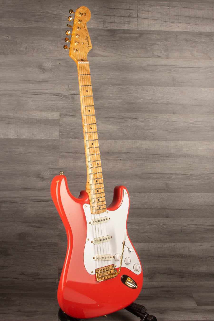 USED - Fender Custom '56 NOS Fiesta red stratocaster s#R88311