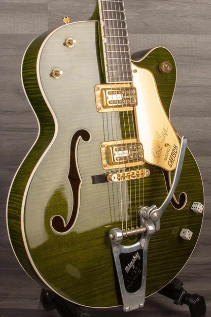 USED - Gretsch G6120SSUGR Green Tiger - Brian Setzer Nashville