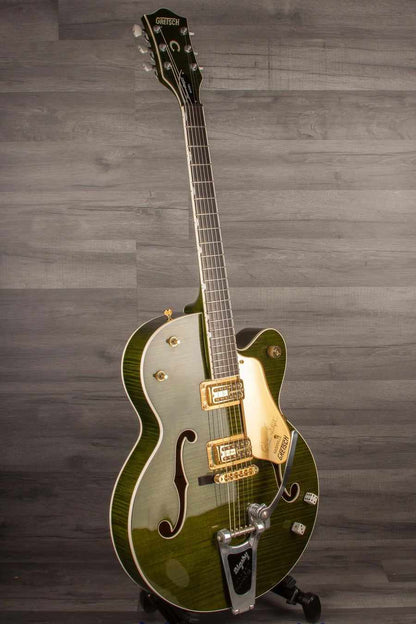 USED - Gretsch G6120SSUGR Green Tiger - Brian Setzer Nashville