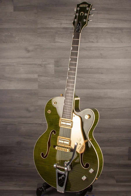 USED - Gretsch G6120SSUGR Green Tiger - Brian Setzer Nashville