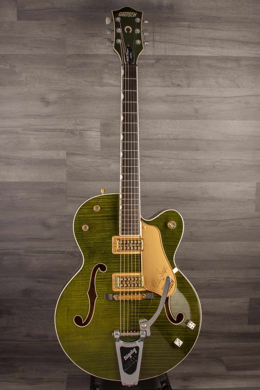 USED - Gretsch G6120SSUGR Green Tiger - Brian Setzer Nashville