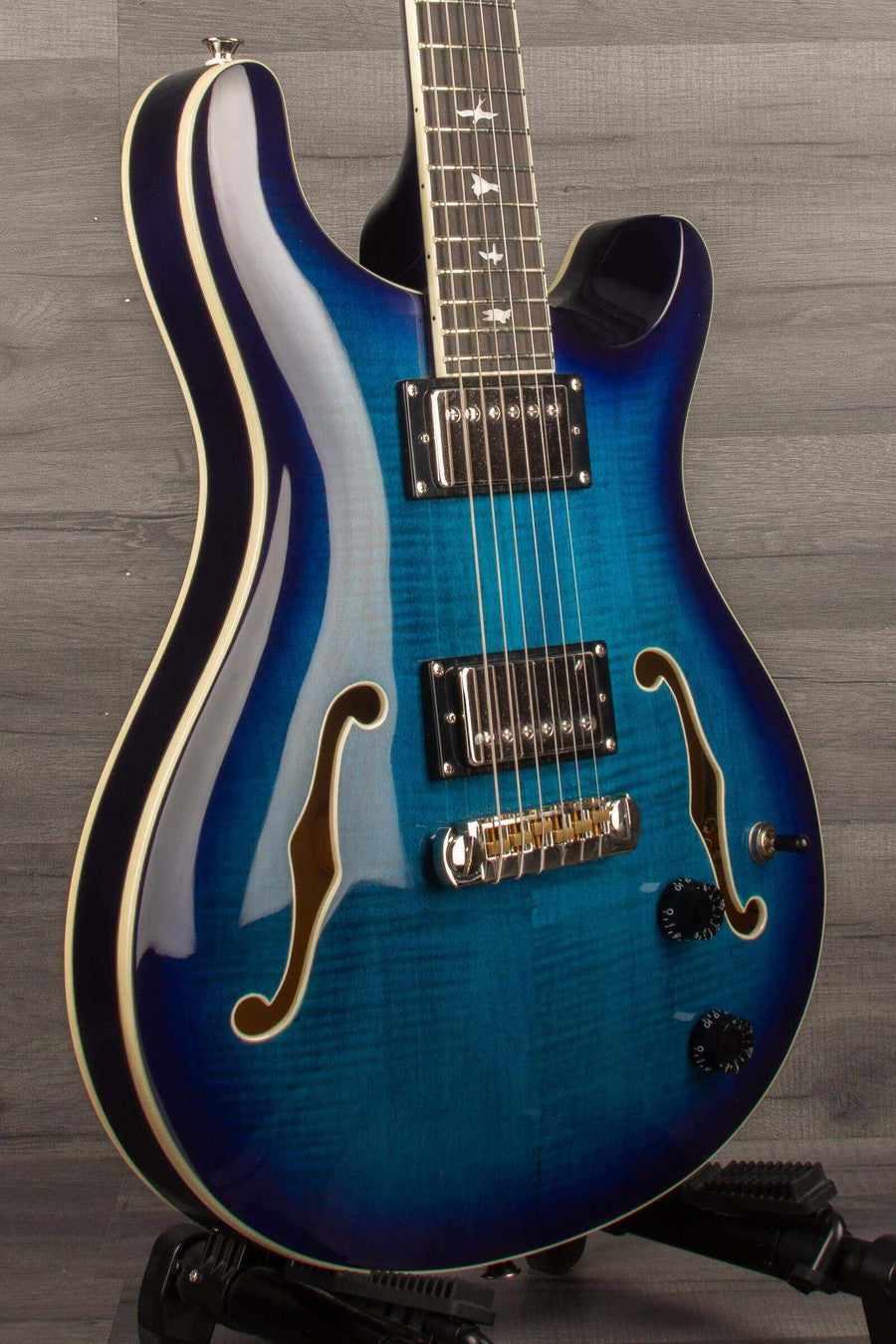 USED - PRS SE Hollowbody II Faded Blue Burst