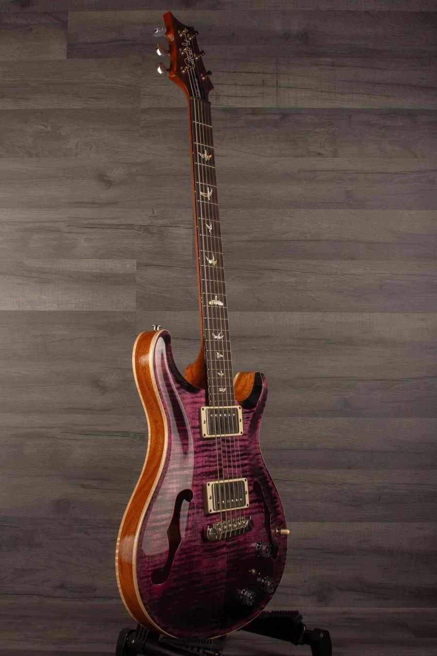 USED - PRS Hollowbody II Piezo Purple Iris electric guitar in superb condition with original case.