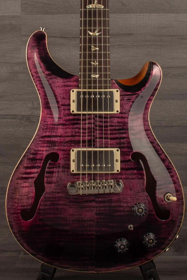 USED - PRS Hollowbody II Piezo Purple Iris guitar in superb condition with purple iris color finish.