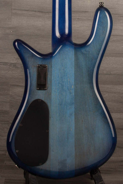 USED - Spector Rudy Sarzo Euro 4LX Bass Guitar - Blue Stain Gloss