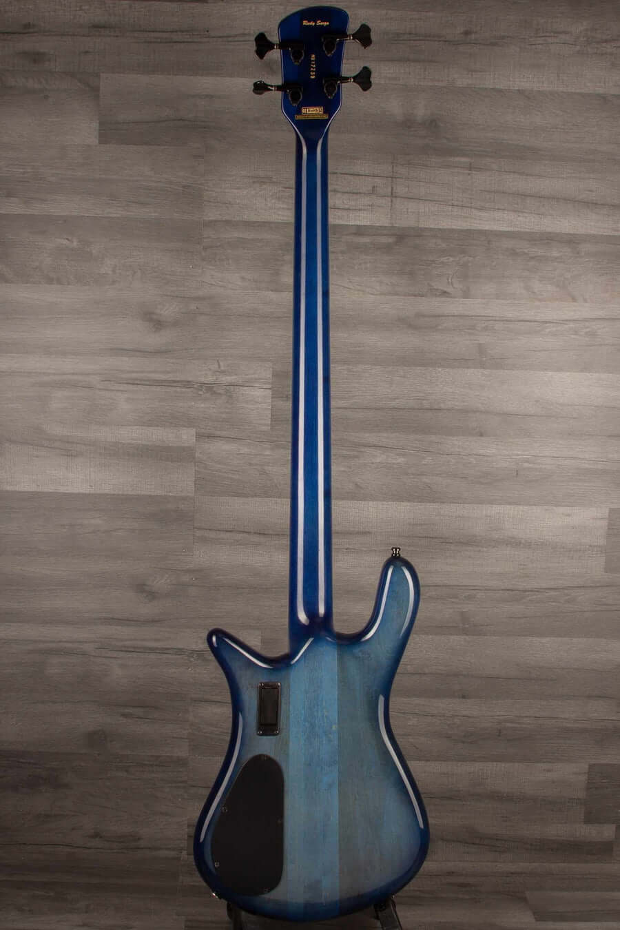 USED - Spector Rudy Sarzo Euro 4LX Bass Guitar - Blue Stain Gloss