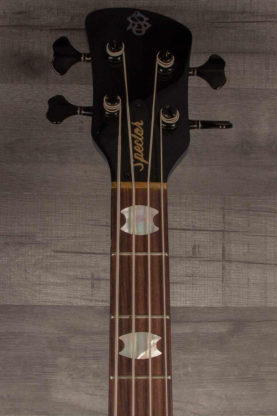 USED - Spector Rudy Sarzo Euro 4LX Bass Guitar - Blue Stain Gloss