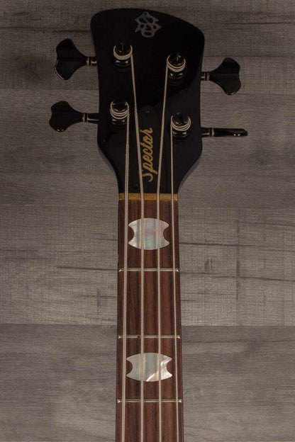 USED - Spector Rudy Sarzo Euro 4LX Bass Guitar - Blue Stain Gloss