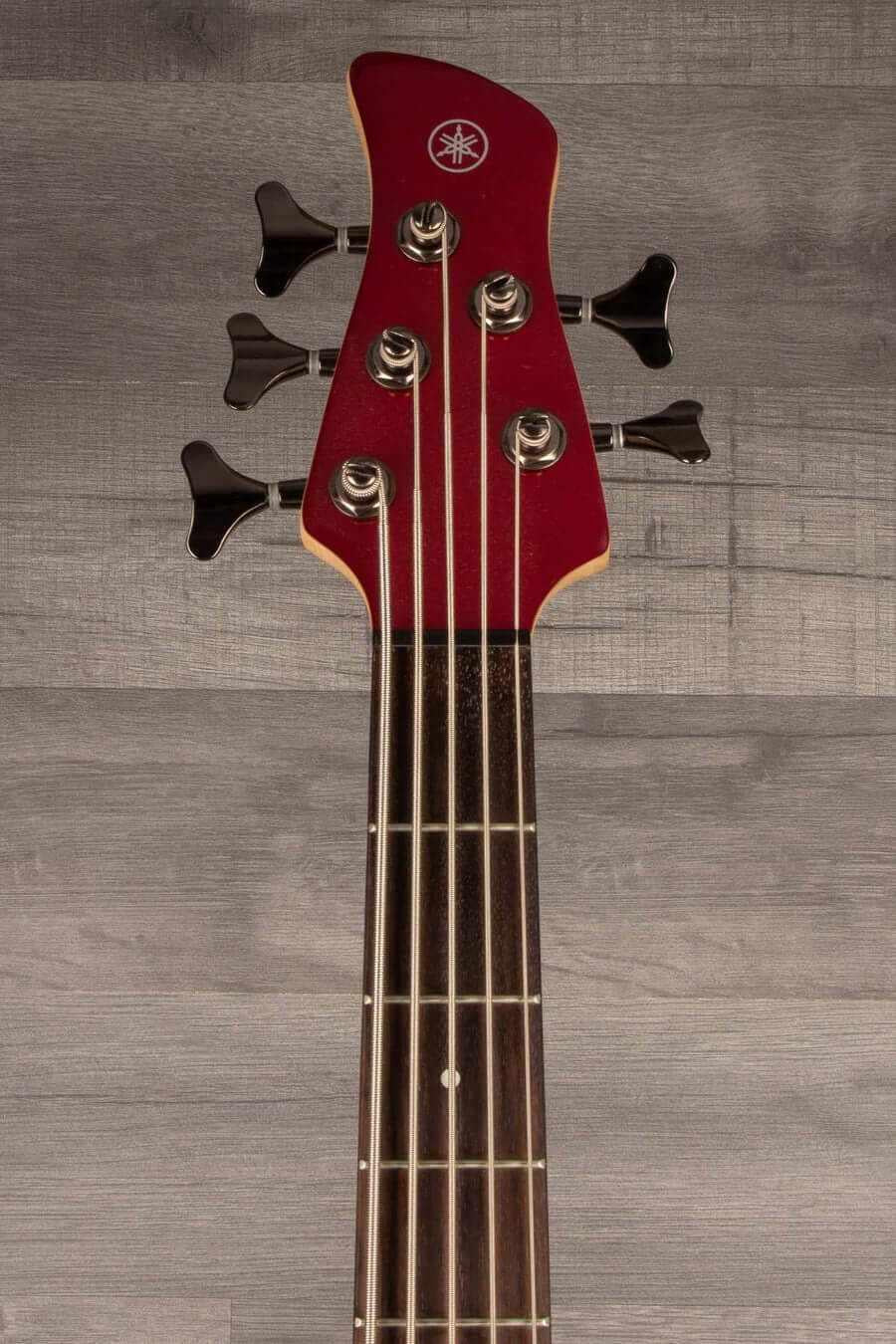 USED Yamaha TRBX305 5-String Bass Guitar - Candy Red