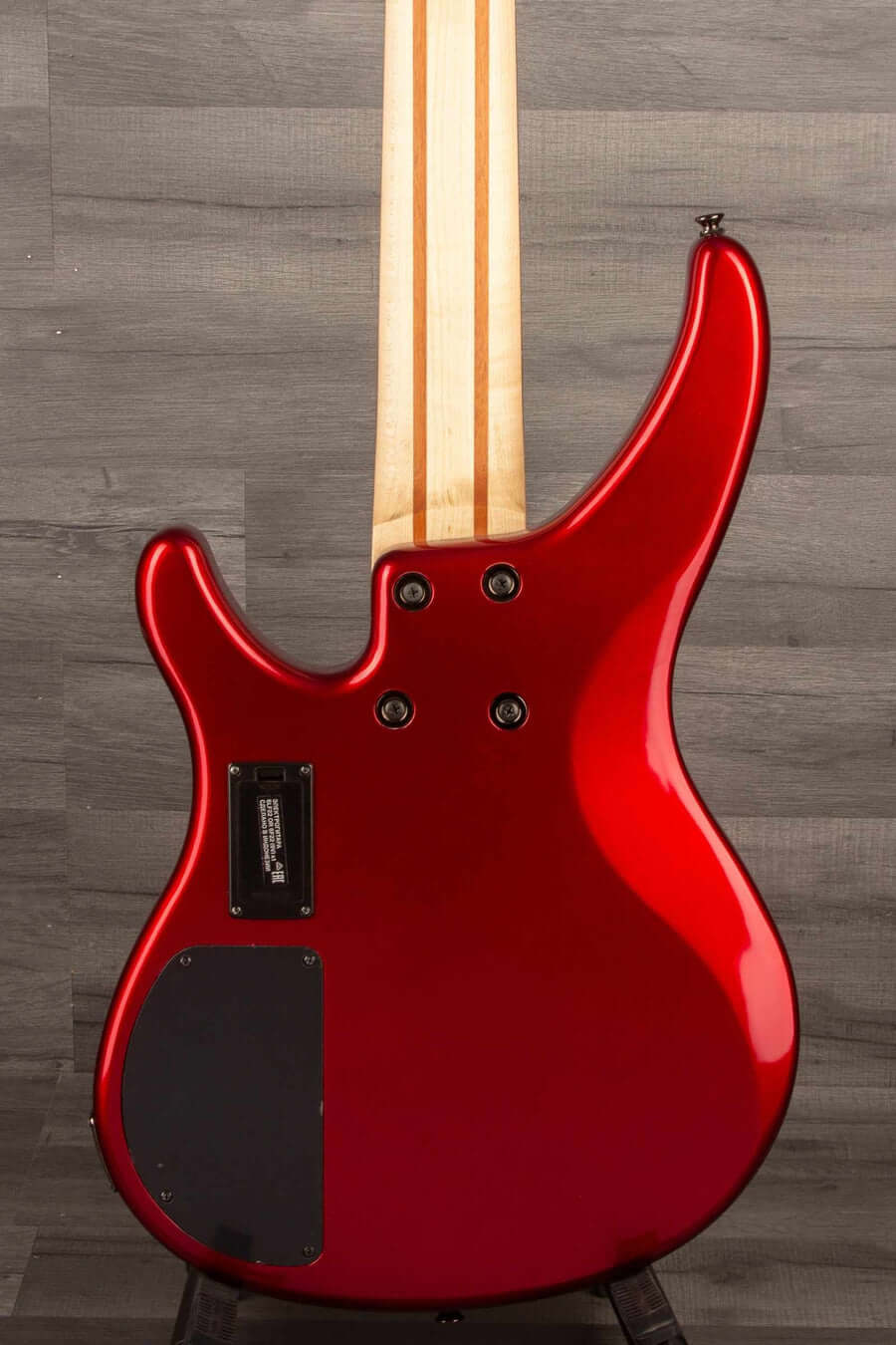 USED Yamaha TRBX305 5-String Bass Guitar - Candy Red