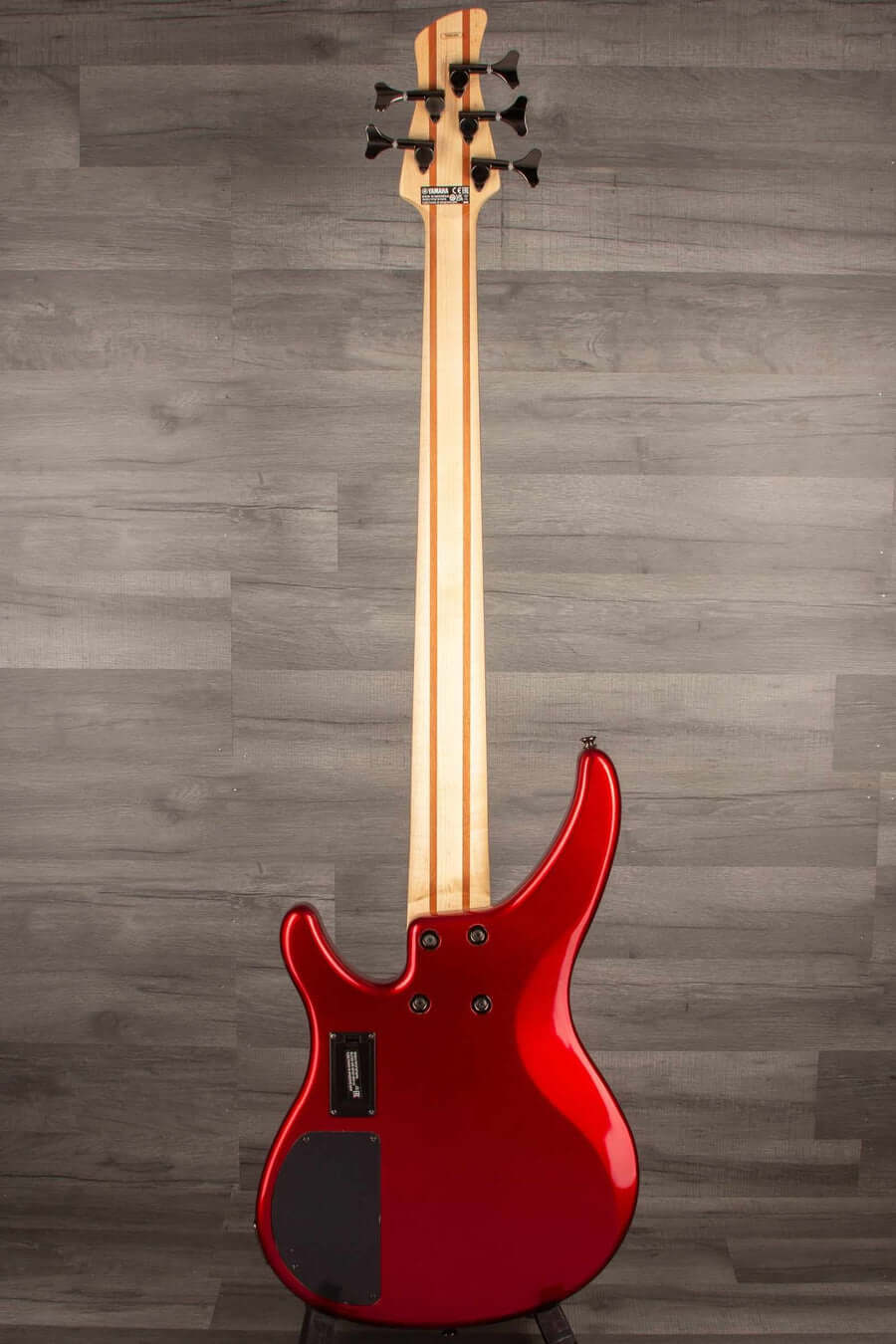 USED Yamaha TRBX305 5-String Bass Guitar - Candy Red