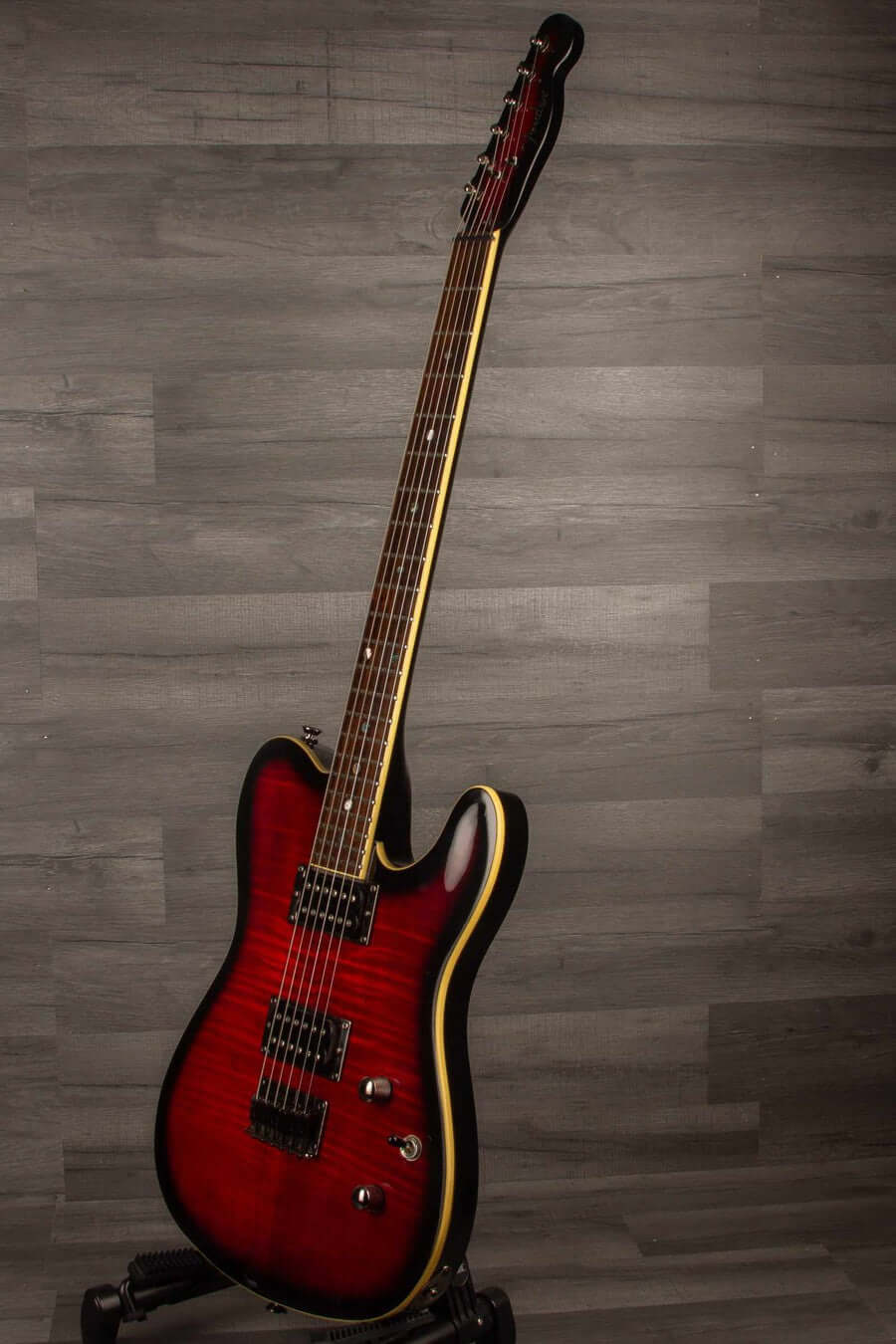 USED - Fender Custom Telecaster FMT HH - Crimson Red Transparent