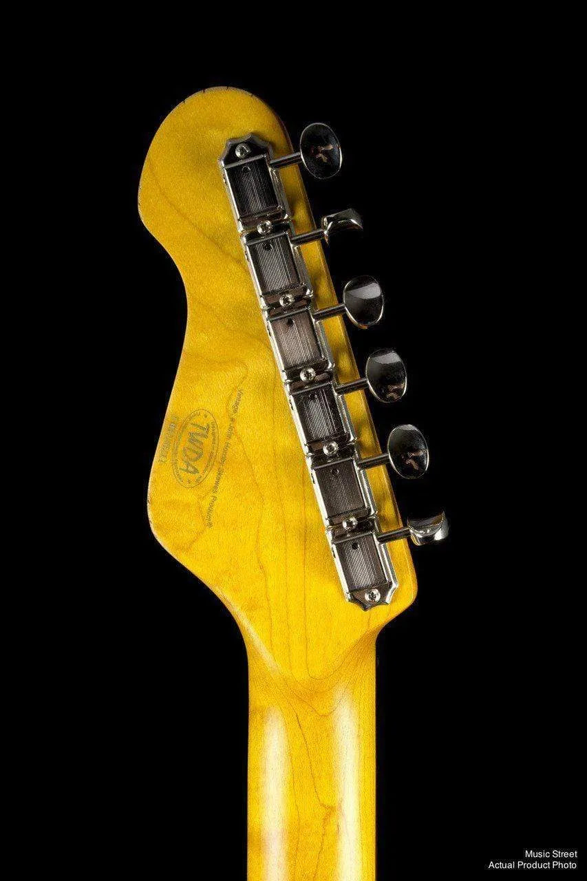 USED - Vintage - Icon Series Stratocaster V6 - Distressed White