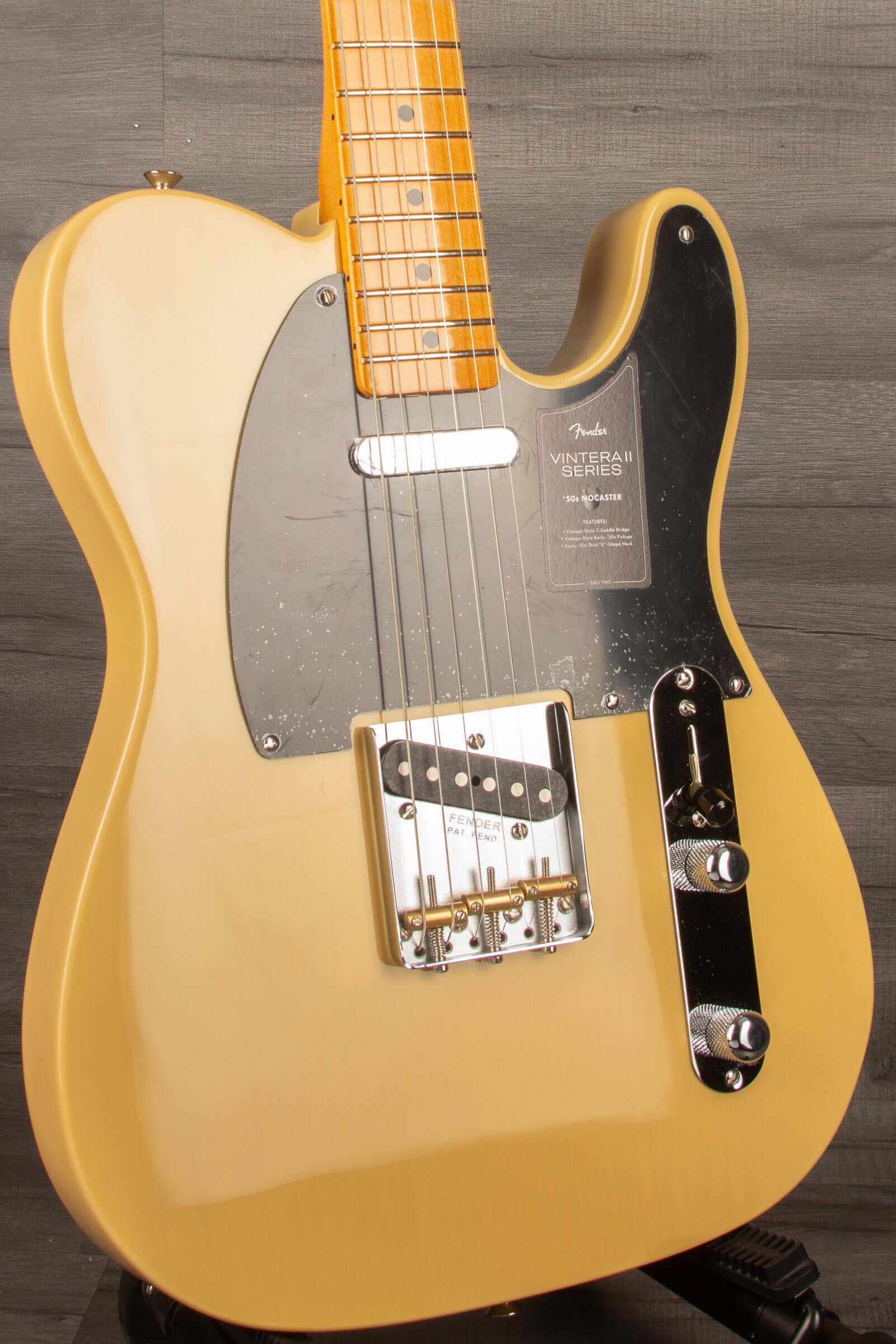 Fender Vintera® II '50s Nocaster®, Maple Fingerboard, Blackguard Blonde | MusicStreet