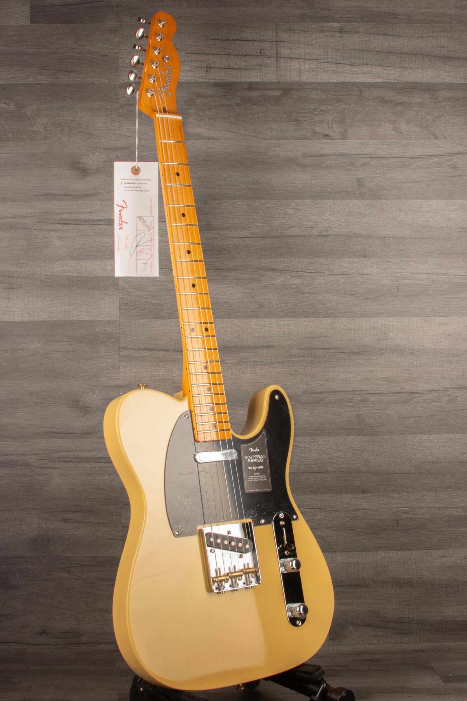 Fender Vintera® II '50s Nocaster®, Maple Fingerboard, Blackguard Blonde | MusicStreet