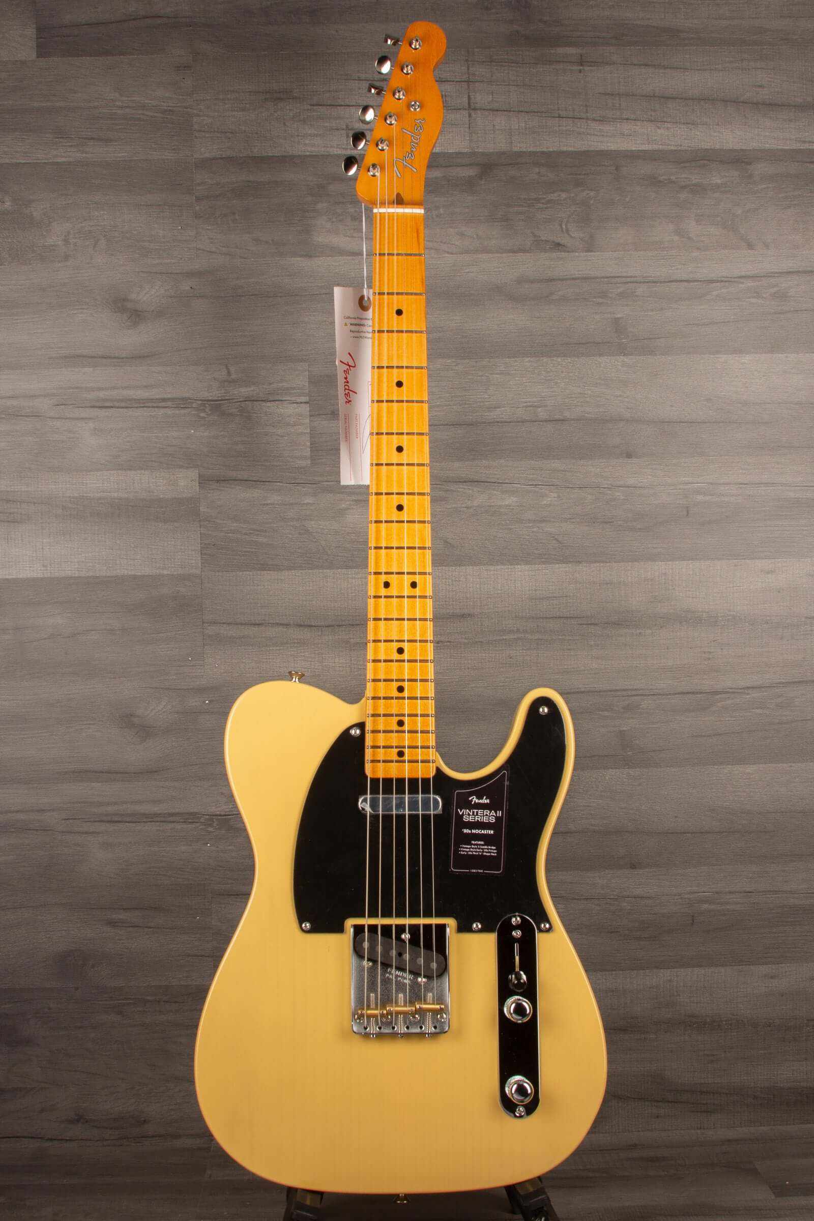 Fender Vintera® II '50s Nocaster®, Maple Fingerboard, Blackguard Blonde | MusicStreet