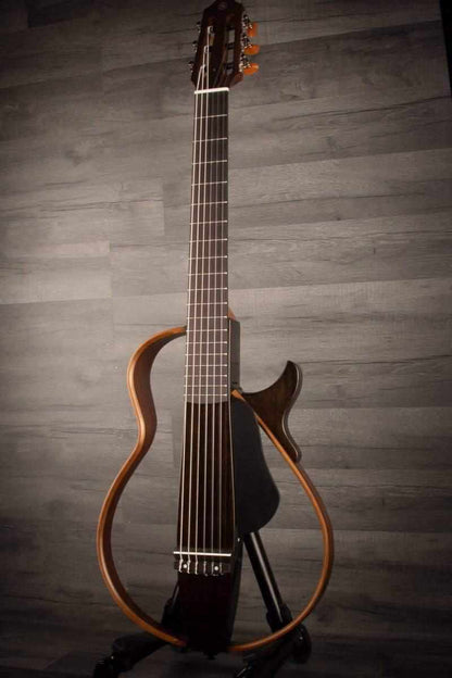 USED - Yamaha SLG200N Nylon Silent Guitar - Translucent Black