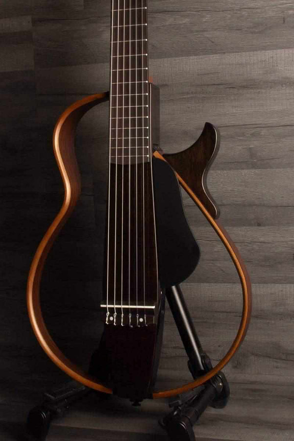 Yamaha Acoustic Guitar Yamaha SLG200N Nylon Silent Guitar - Translucent Black