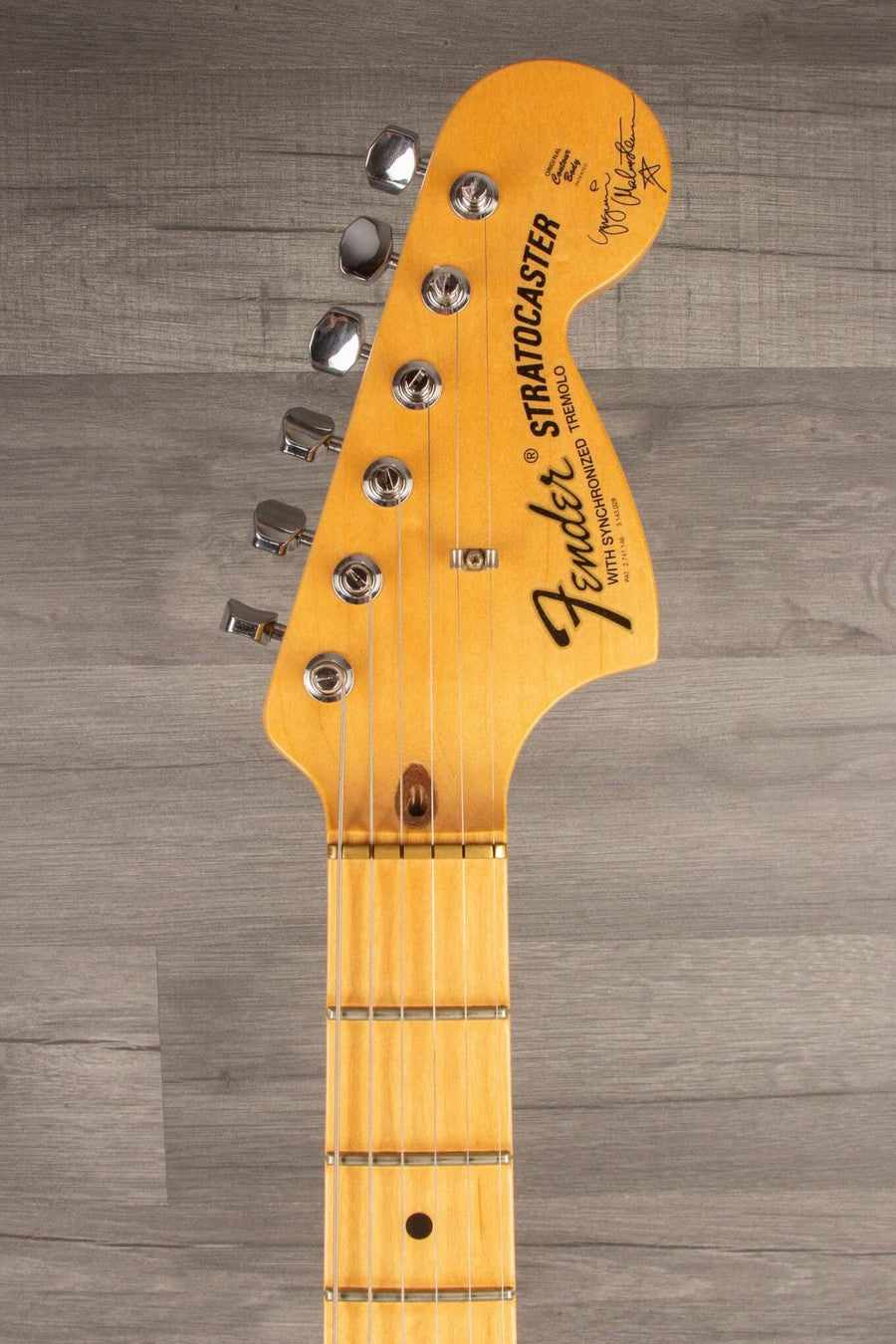 USED Fender Yngwie Malmsteen USA Stratocaster Electric Guitar - Vintage White