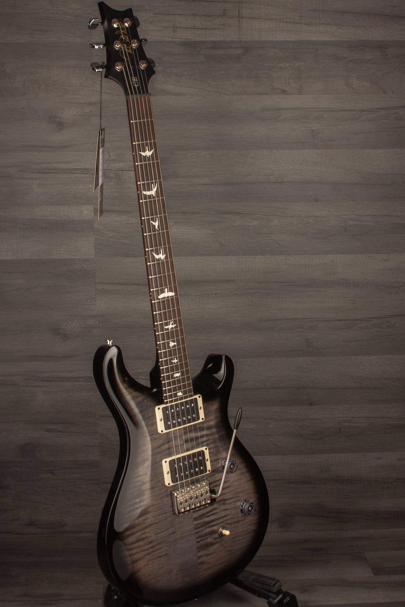 PRS CE24 Faded Grey Black Smokeburst Blackout Neck s#0345795