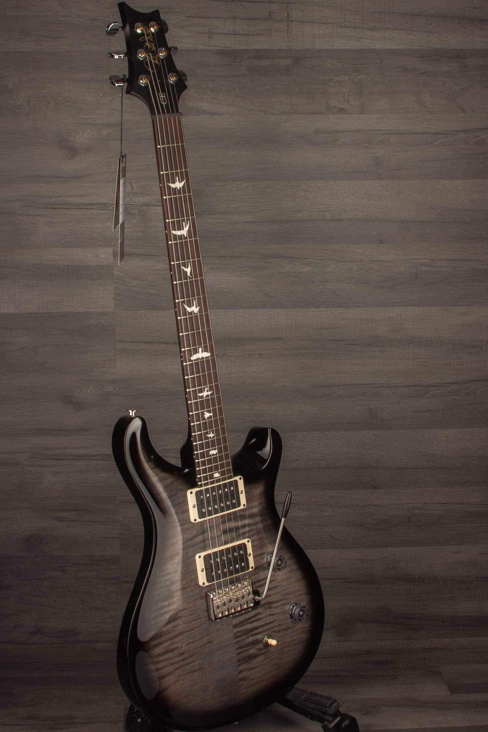 PRS CE24 Faded Grey Black Smokeburst Blackout Neck s#0345795