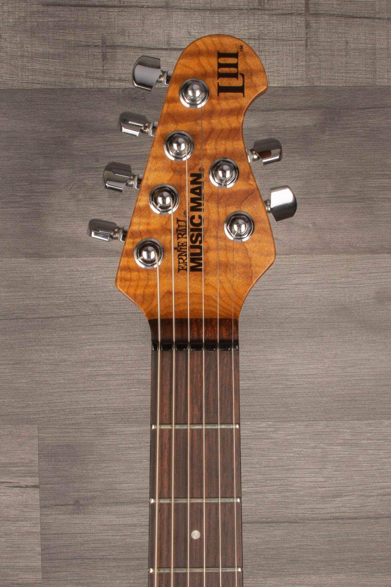 USED - Music Man Luke III Steve Lukather Signature HH - Luscious Green Quilt