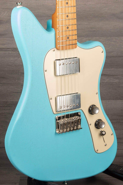 Cream T Guitars - Crossfire Standard with Pickup Swapping in Daphne Blue