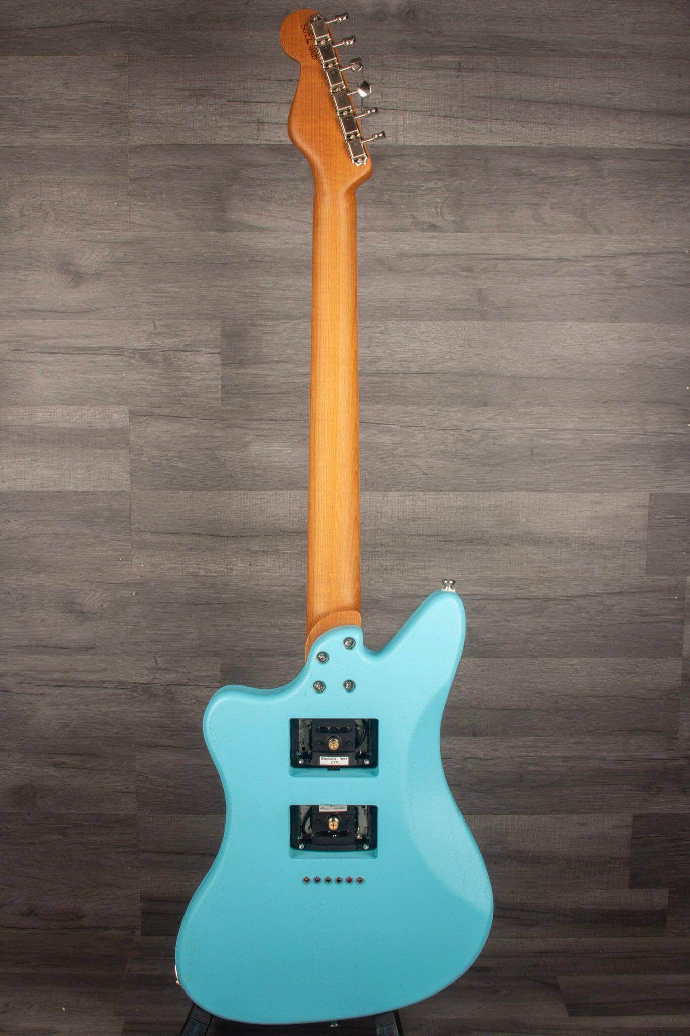 Cream T Guitars - Crossfire Standard with Pickup Swapping in Daphne Blue