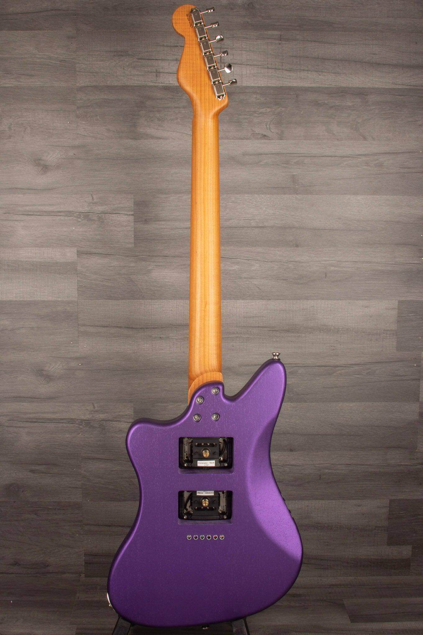 Cream T Guitars - Crossfire SRT-6 with Pickup Swapping in Metallic Purple