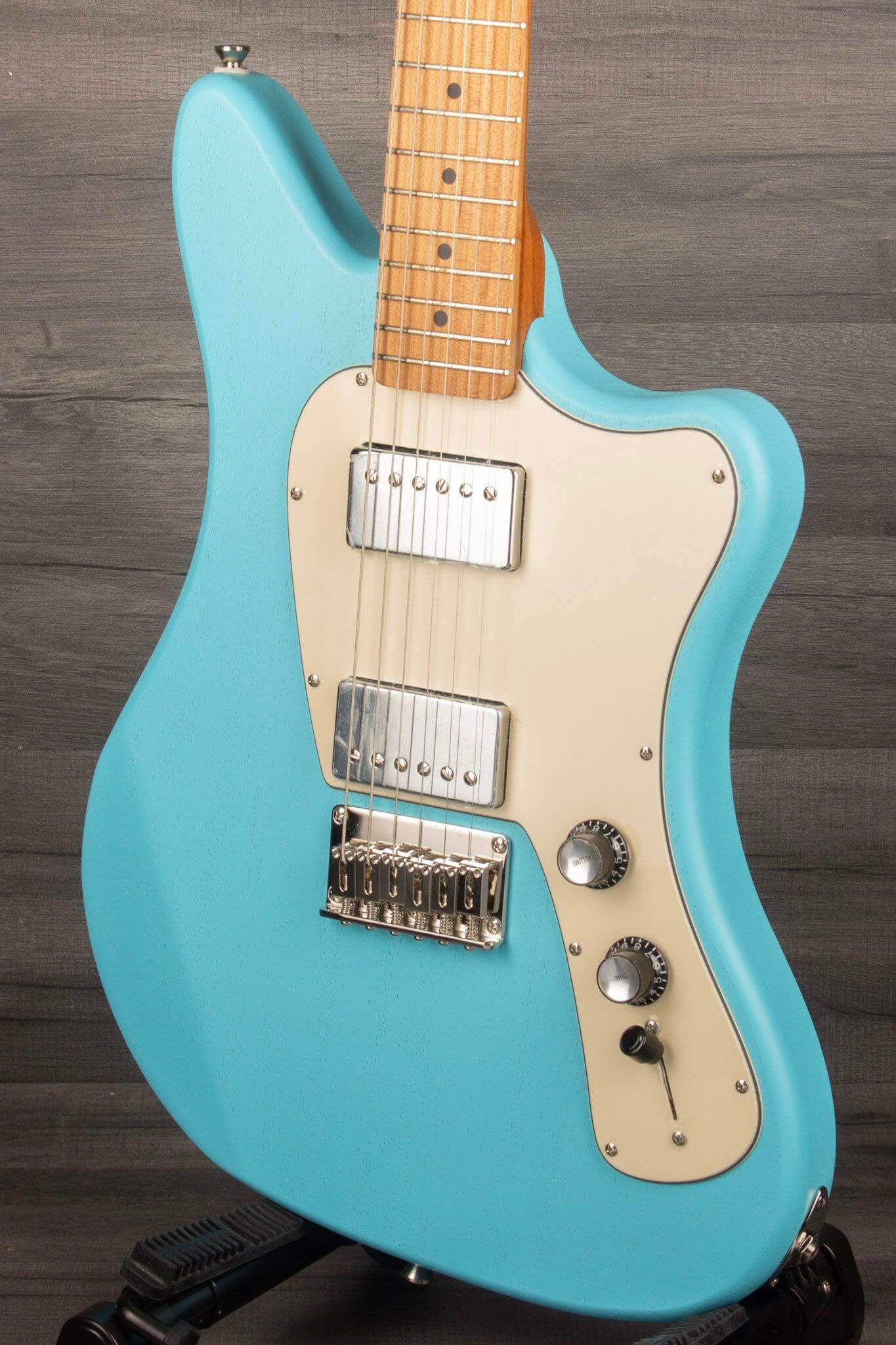 Cream T Guitars - Crossfire Standard with Pickup Swapping in Daphne Blue