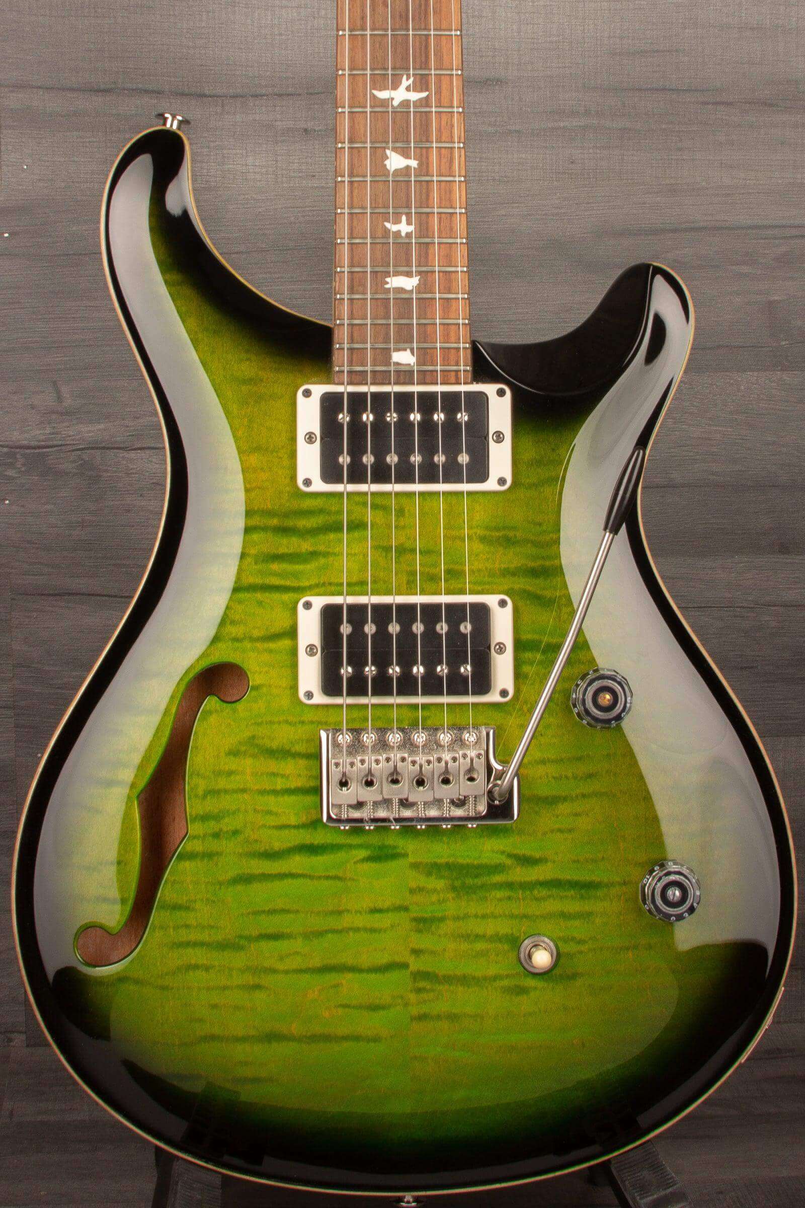 PRS CE24 Semi Hollow Eriza Verde Smokeburst Electric Guitar