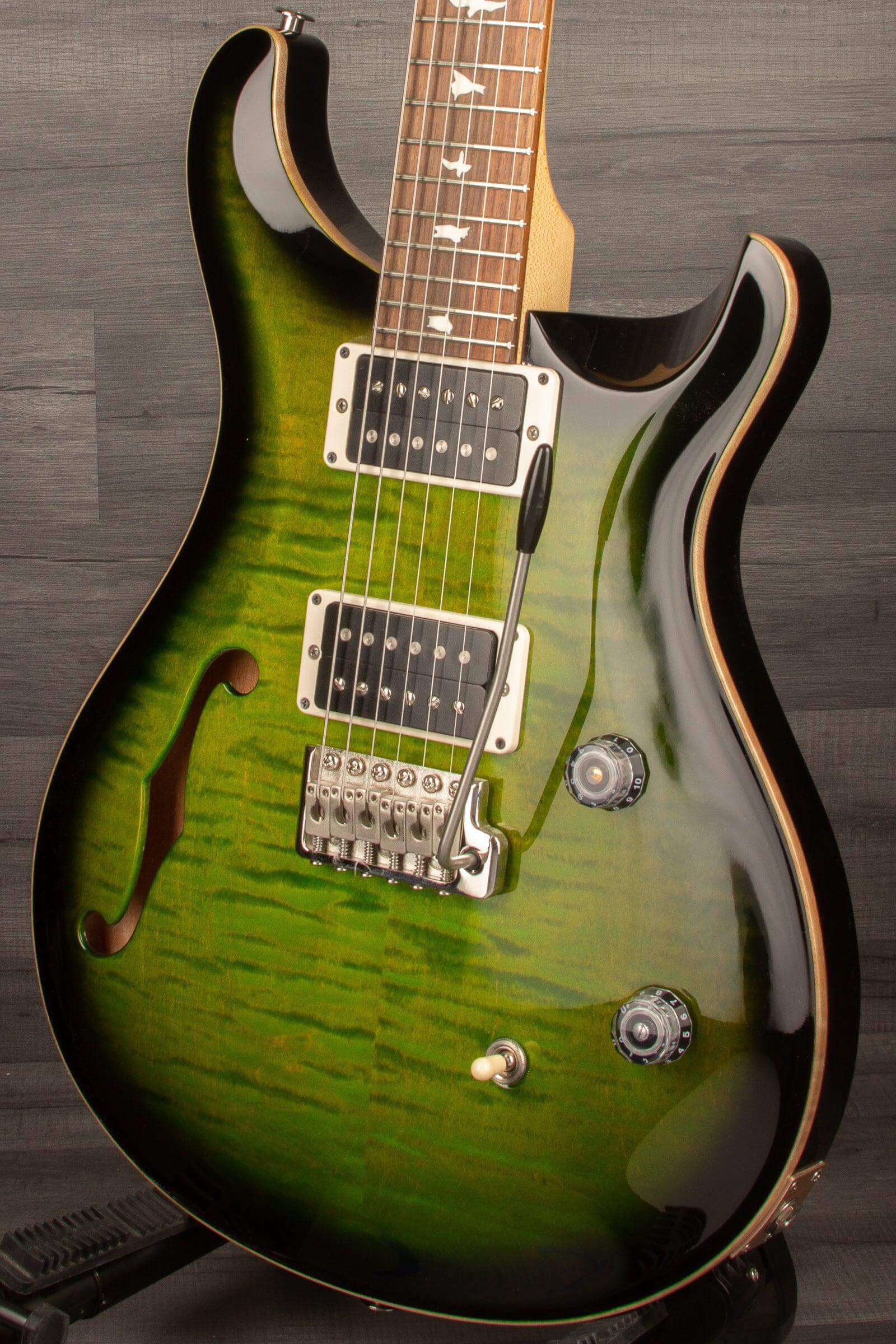 PRS CE24 Semi Hollow Eriza Verde Smokeburst Electric Guitar