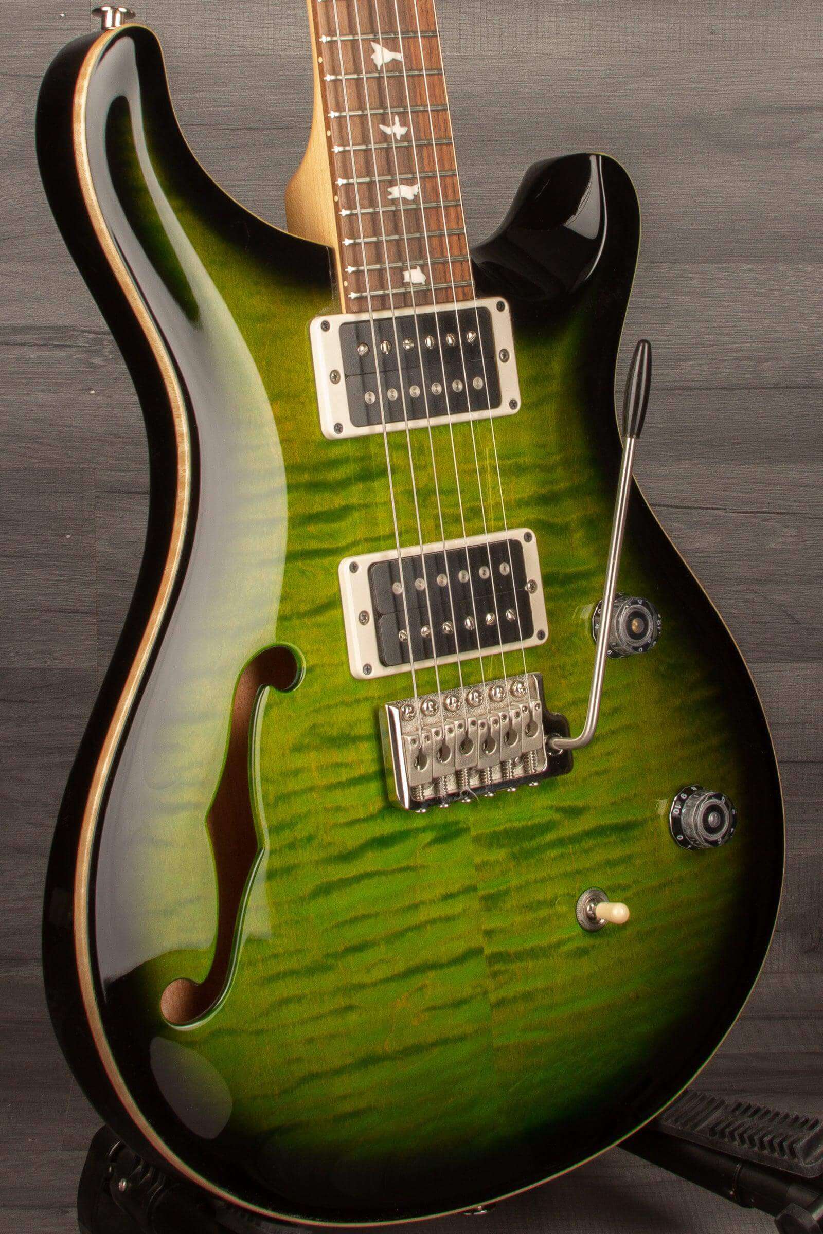 PRS CE24 Semi Hollow Eriza Verde Smokeburst Electric Guitar