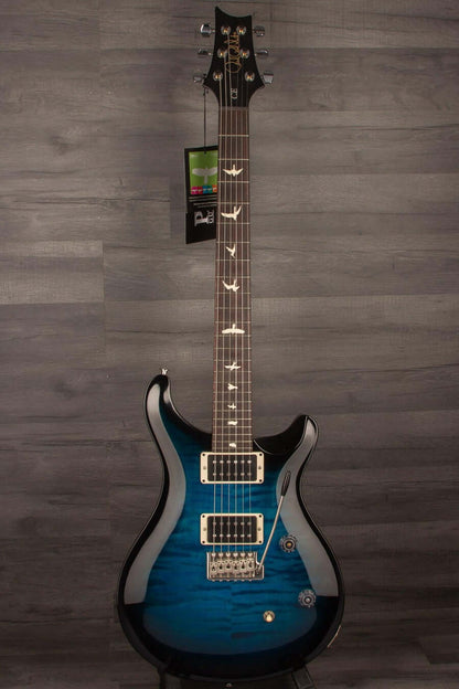 PRS CE24 Whale Blue Smokeburst, Blackout Neck