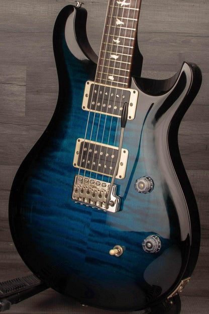 PRS CE24 Whale Blue Smokeburst, Blackout Neck