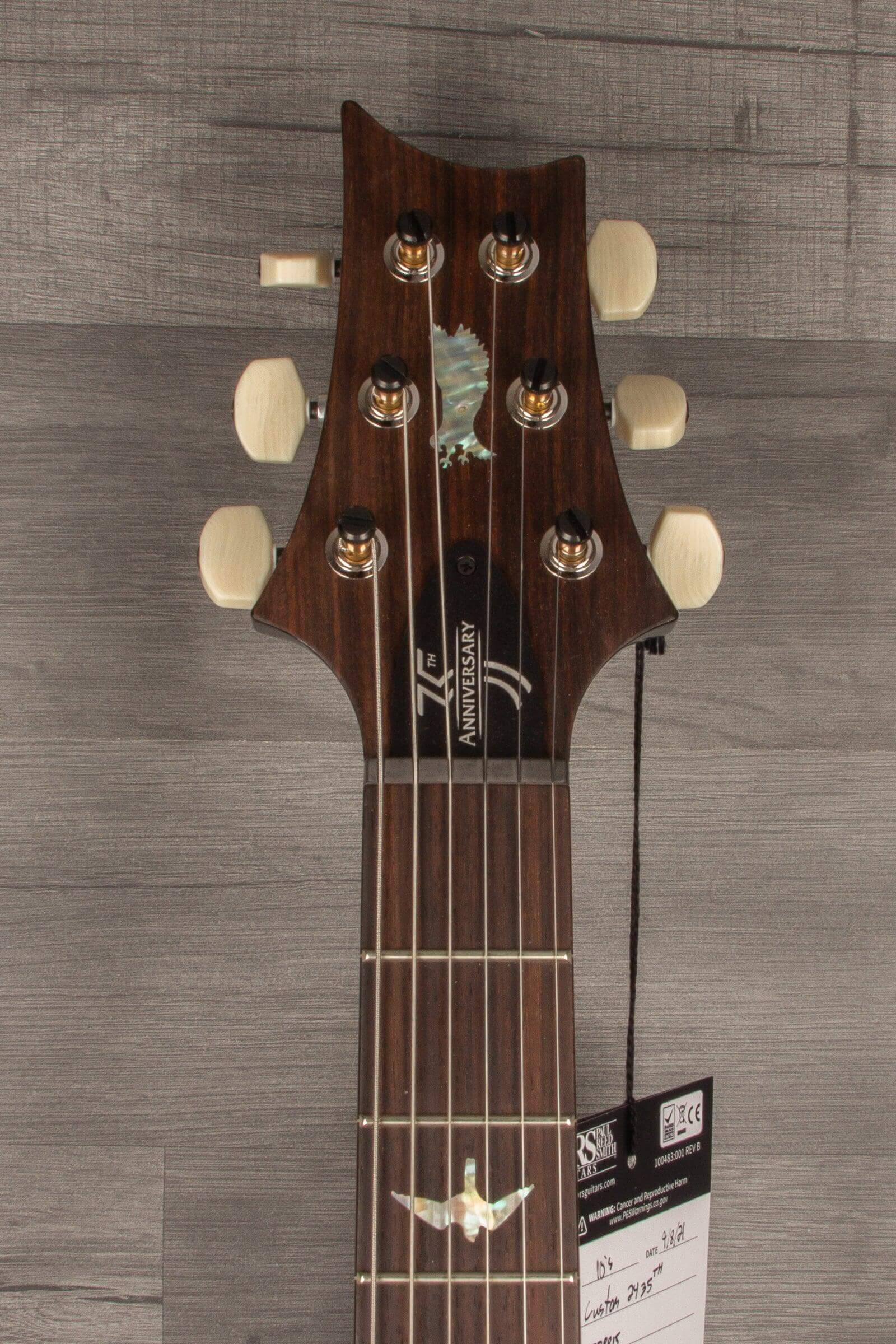 PRS Custom 24 35th Charcoal Burst s#0328815