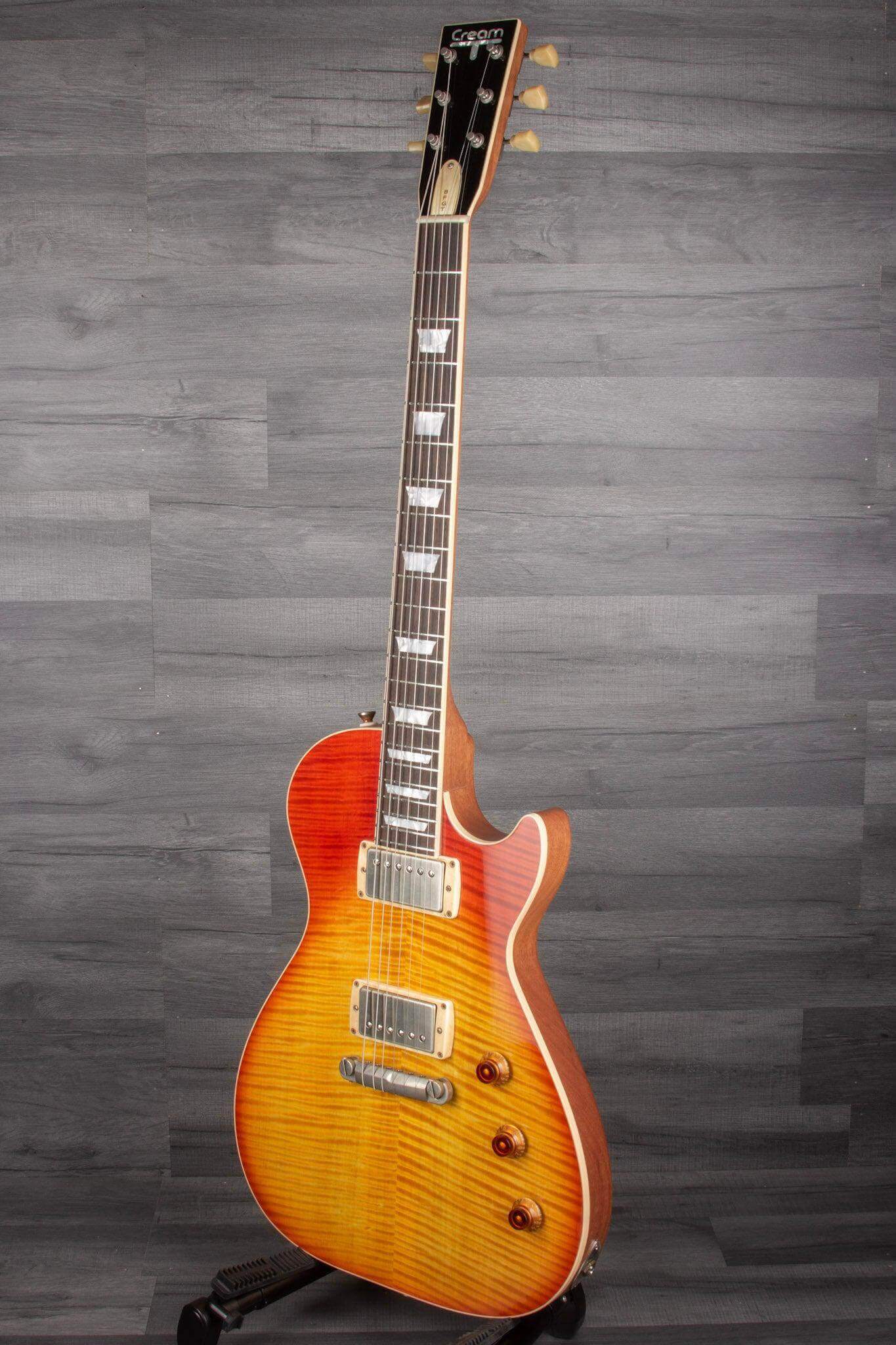 Cream T Guitars - Aurora BFGT 2PS in Whiskerburst