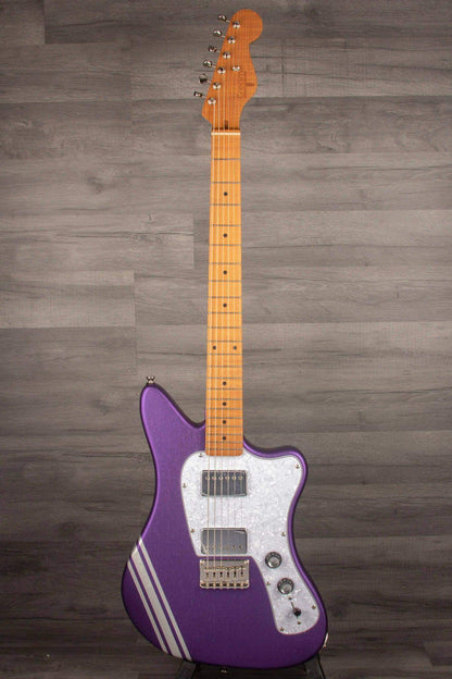 Cream T Guitars - Crossfire SRT-6 with Pickup Swapping in Metallic Purple
