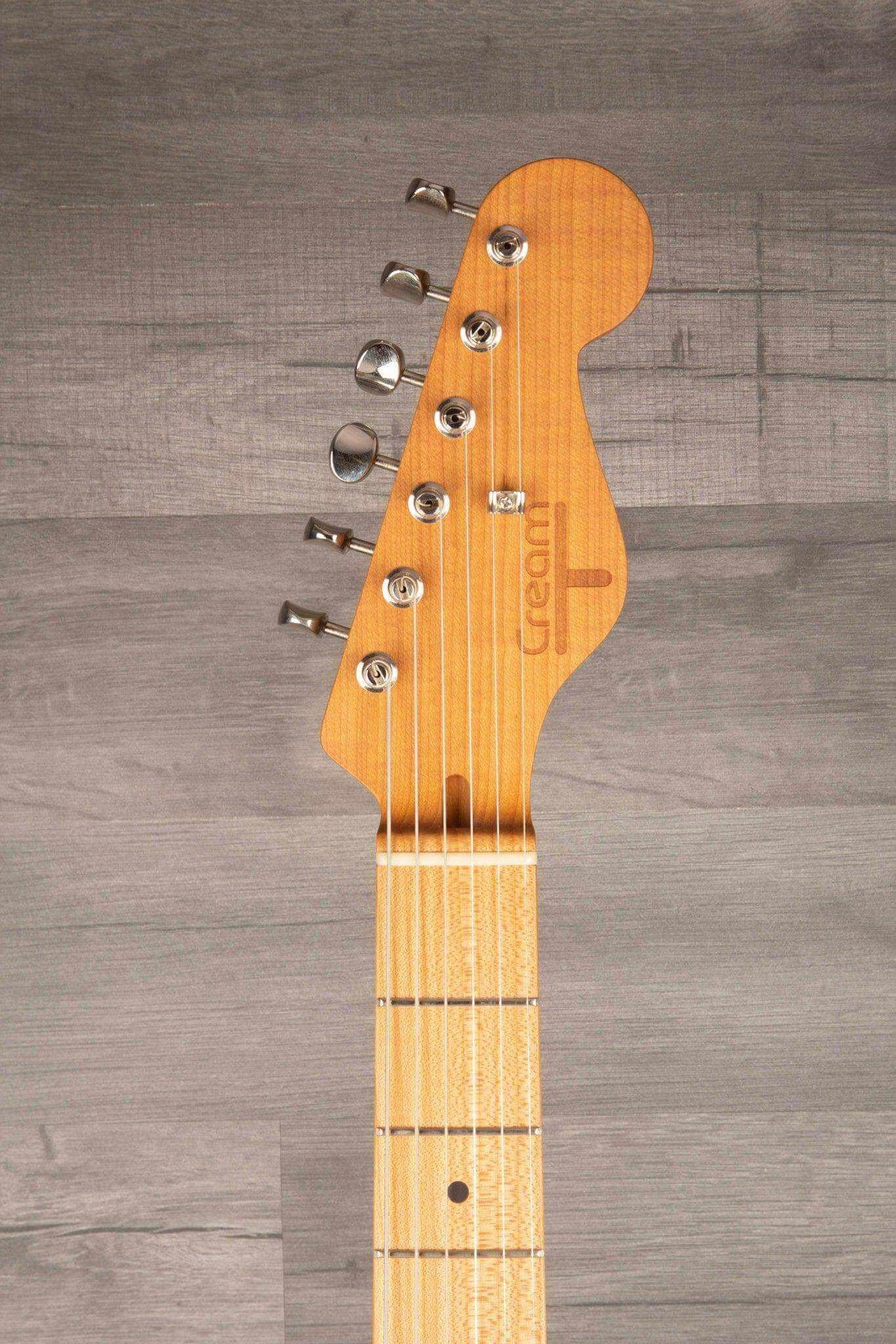 Cream T Guitars - Crossfire Standard with Pickup Swapping in Daphne Blue