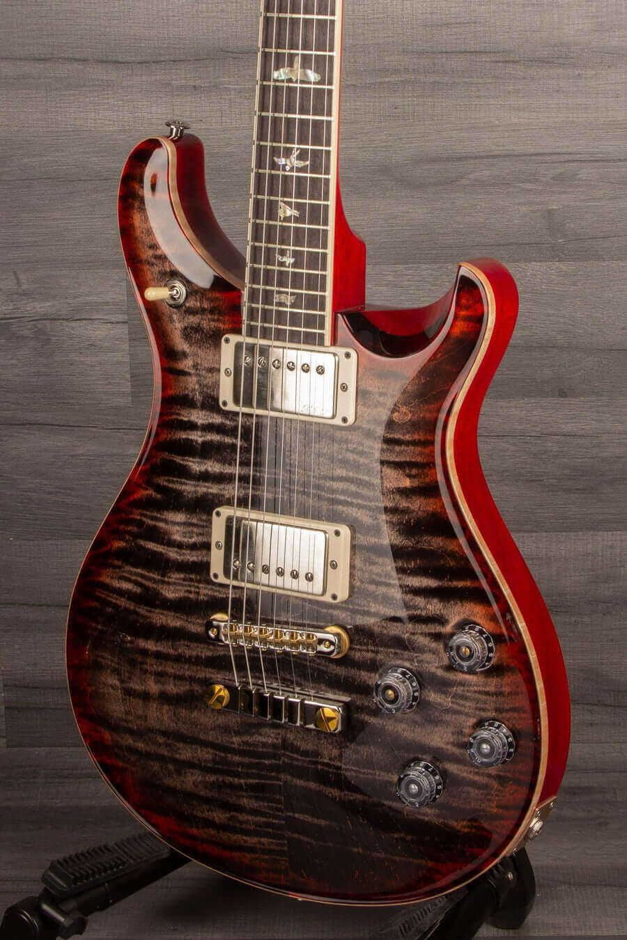 PRS 594 Mcarty 594 Charcoal Cherryburst #0357433 - MusicStreet