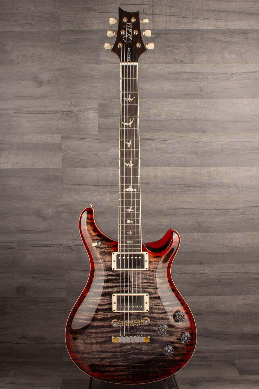 PRS 594 Mcarty 594 Charcoal Cherryburst #0357433 - MusicStreet