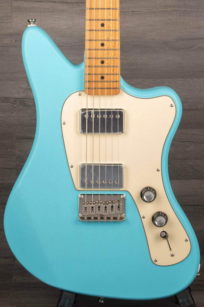Cream T Guitars - Crossfire Standard with Pickup Swapping in Daphne Blue