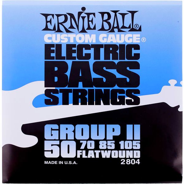 Ernie Ball 2804 Flatwound Bass Group II 50 - 105 - MusicStreet