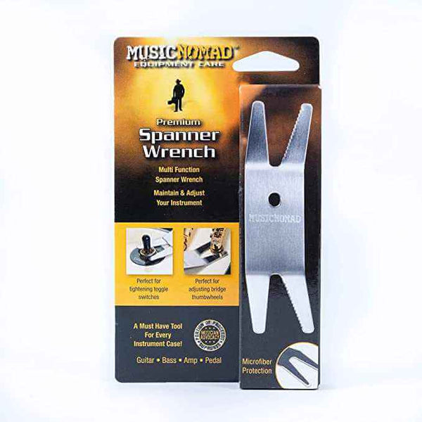 Music Nomad Premium Spanner Wrench with Microfibre Suede Backing