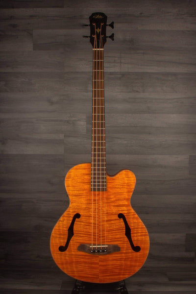 Aria FEB F2M Stained Brown Medium Scale Acoustic - Bass Guitar