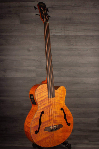 Aria FEB F2M/FL Medium scale Fretless Acoustic Bass Natural