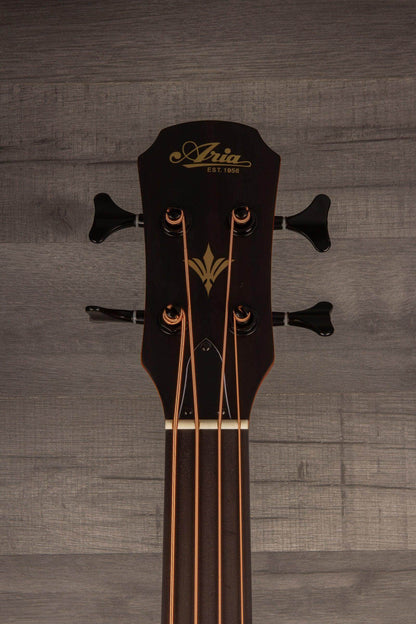 Aria FEB F2/FL Fretless Acoustic Bass Natural
