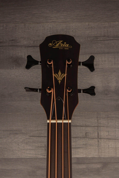 Aria FEB F2M/FL Medium scale Fretless Acoustic Bass Natural