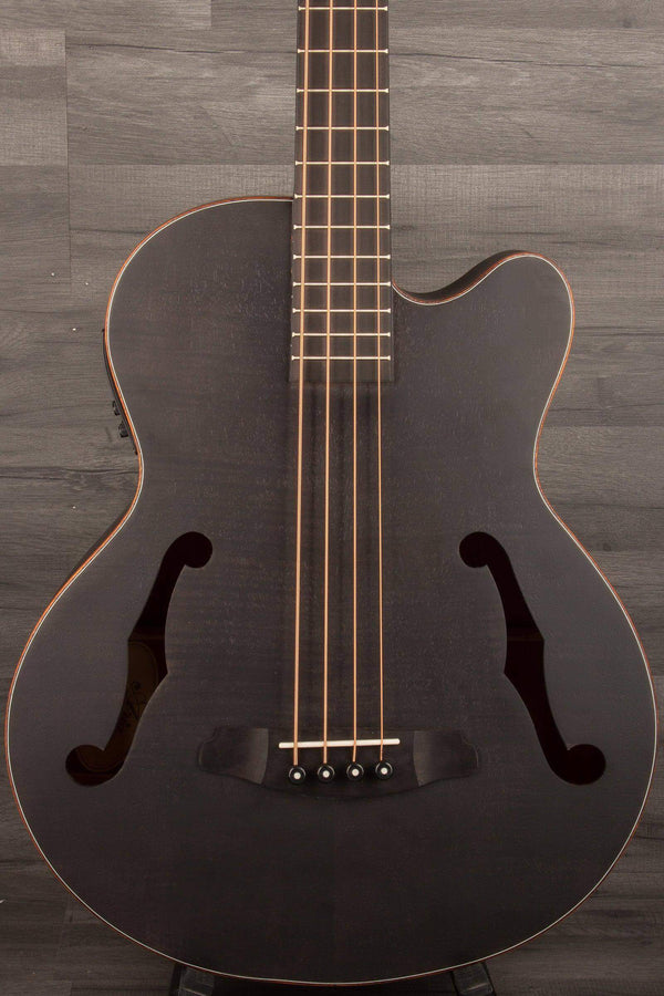 Aria FEB F2M Satin Black Medium scale Acoustic Bass - MusicStreet